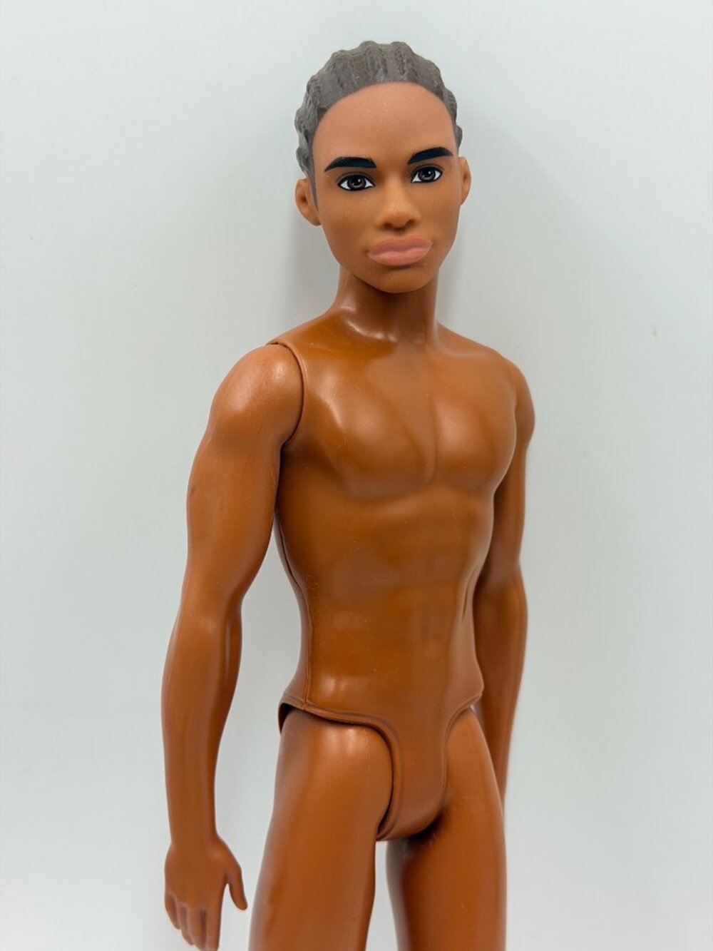 Barbie Ken Doll GHW44 Steven Black AA Cornrow Braids 2016 Head 2017 Body